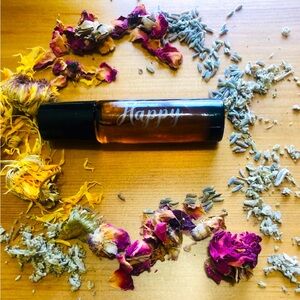 Happy Essential oil Perfume Roller Bottle